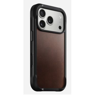 2. Nomad Robuste Lederhülle für 16 cm (6,3") Mobiltelefone, Braun