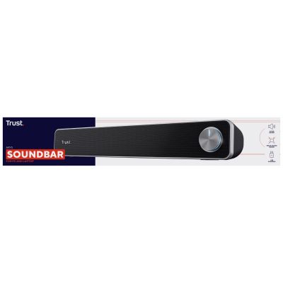 4. Trust ARYS PC Black Soundbar