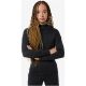 2. Damen-Longsleeve SUPER.NATURAL W FUNNEL HOODIE, schwarz