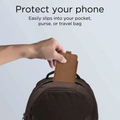 5. Tech-Protect SM65 Hülle für 6,0-6,9" Smartphones - Braun