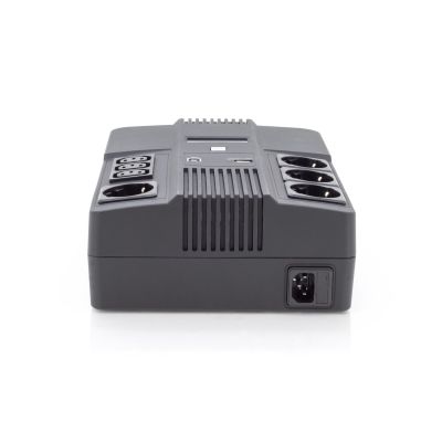 18. USV Line-Interactive 600 VA/360 W A VR 4x SCHUKO 3x IEC C13 1x USB A 1x USB B RJ45