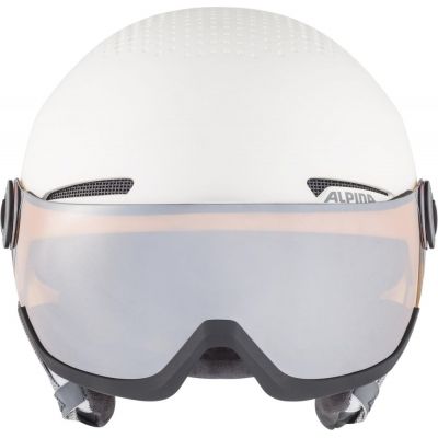 3. ALPINA ARBER VISOR Q-LITE WEISS Skihelm 54-58