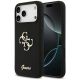 Guess Silicone Big 4G Script Case für iPhone 17 Pro Max - Schwarz