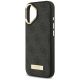6. Guess 4G Logo Plate MagSafe Hülle für iPhone 17 - Schwarz