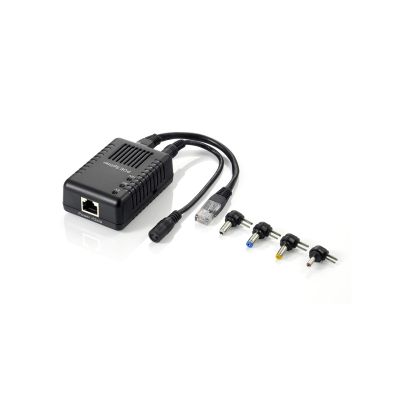 2. LevelOne POS-1002 Netzwerk-Splitter mit PoE-Unterstützung, Schwarz
