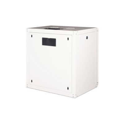 19. Digitus Unique 19" 12U 600x450 Wand-Netzwerkschrank, Glastür, grau, ungeteilt, montiert, 100 kg