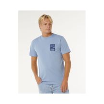Herren RIP CURL Keep On Trucking Kurzarm-T-Shirt Blau