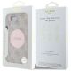 8. Guess 4G Circle Classic Logo MagSafe iPhone 16e Hülle - Rosa