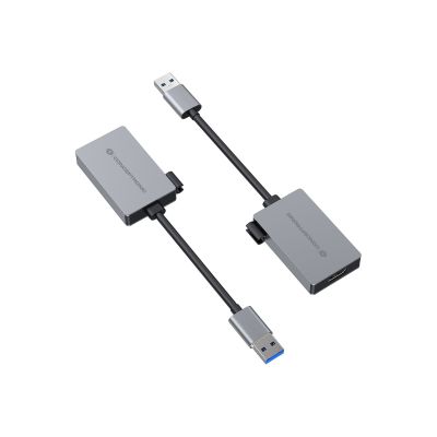 3. Conceptronic ABBY22G externe USB-Grafikkarte 1920 x 1080 px Grau