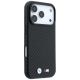 4. BMW M Carbon Metal Logo MagSafe Hülle für iPhone 17 Pro Max / 18 Pro Max - Schwarz