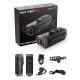 2. AKEEYO 730Pro 4K Lenker-Videorekorder Sportkamera für Fahrräder und Motorräder - Schwarz