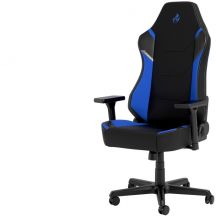Nitro Concepts X1000 Gaming-Stuhl, gepolsterter Sitz, Schwarz, Blau