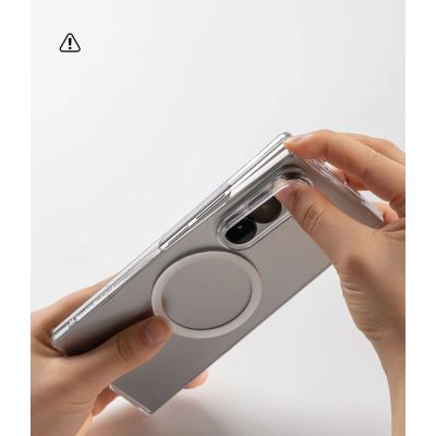 6. Ringke Slim Magnetic MagSafe Hülle für Samsung Galaxy Z Fold 8 - Transparent