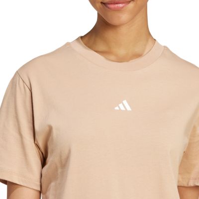 10. adidas Essentials Baumwoll-T-Shirt mit kleinem Logo W JY4963