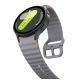 3. Tech-Protect Silikon-Sportarmband für Samsung Galaxy Watch 4/5/5 Pro/6/7/FE – Grau