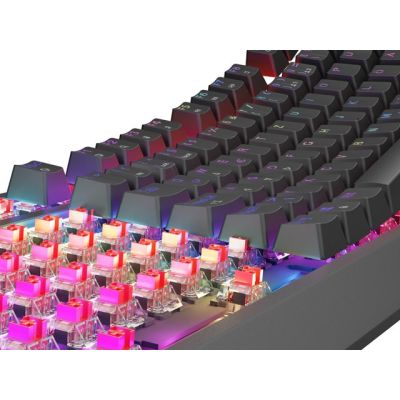 13. GENESIS THOR 230 TKL RGB MECHANISCHE GAMING-TASTATUR OUTEMU ROT SCHWARZ HOT SWAP