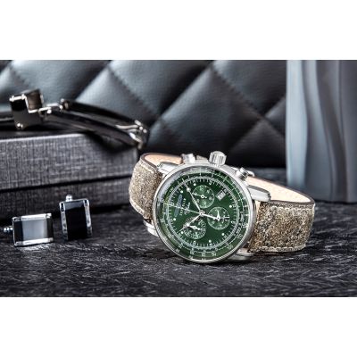 6. ZEPPELIN Herrenuhr 100 Jahre Chronograph 8680-4 + Box