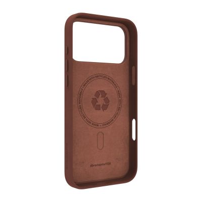 2. dbramante 1928 Roskilde MS – Lederhülle für iPhone 17 Pro Max, MagSafe-kompatibel (Dark Tan)
