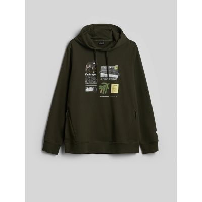 7. Herren-Kapuzenpullover, regulär, Größe 4F 4FRAW26TSWSM3162-43S