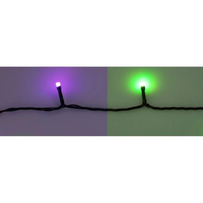 20. Weihnachtsbaumbeleuchtung, 96 LED RGB-Lichterkette mit Fernbedienung
