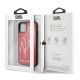 7. Karl Lagerfeld Signature Glitter Case für iPhone 11 Pro – Rot
