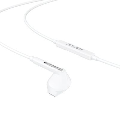 4. Acefast L13 In-Ear-Kopfhörer mit Kabel und USB-C-Mikrofon – Weiß