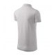 3. Malfini Single J. M MLI-20203 hellgraues Melange-Poloshirt