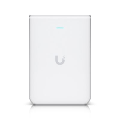 17. WLAN-Zugangspunkt Ubiquiti UniFi U7 Pro Wall 2,4 GHz (2x2)/5 GHz (2x2)/6 GHz (2x2) PoE+ 1x2,5 GHz