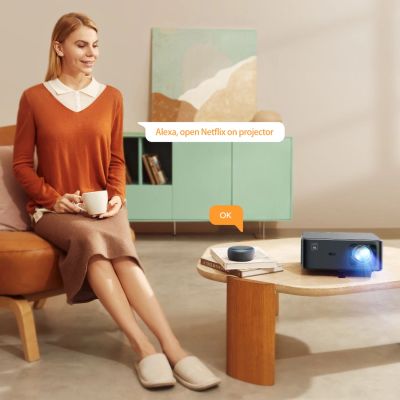 12. Yaber K2s Pro LCD FullHD 1080p Multimedia-Projektor mit JBL-Lautsprechern und Subwoofer - Schwarz