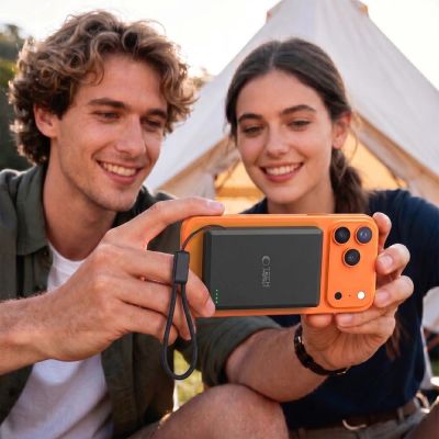 5. TECH-PROTECT PB40 LIFEMAG MAGSAFE Powerbank 10000 mAh 25 W QI2.2 Schwarz