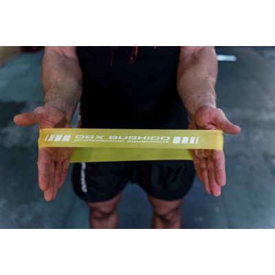 6. Power Band MINI - Trainingsband für Mobilitätsübungen GELB 5-7 kg