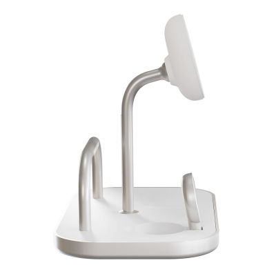 5. ZENS ZEDC29W/00 Ladegerät, für den Innenbereich, Netzanschluss, USB, kabelloses Laden, 1 m, Silber, Weiß