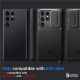 14. Spigen Optik Armor Hülle für Samsung Galaxy S24 Ultra – Schwarz