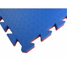 MASTERS Puzzlematte 100 cm x 100 cm x 2 cm rot und blau (80 kg/m3)
