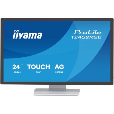 13. iiyama ProLite T2452MSC-W1AG Computermonitor 60,5 cm (23,8") 1920 x 1080 px Full HD LED-Touchscreen Weiß