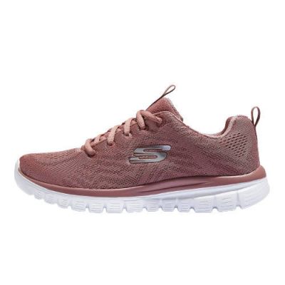 10. Skechers Graceful Get Connected Rosa Damen Sneakers (12615-MVE)