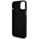 7. Guess Silicone Logo Strass 4G Case für iPhone 15 - Schwarz