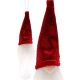 8. Dekorativer Anhänger Weihnachtsmann 11 cm Rot