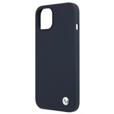 5. BMW Silicone Signature Case für iPhone 13 mini – Marineblau
