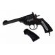 4. WEBLEY MKVI .455 Polizeirevolver, Kal. 4,5 mm, Diabolo, 6-Schuss-Patronen, 4"-Lauf, CO2 Black Ekp do17J