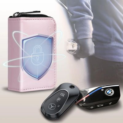 3. Tech-Protect KLR300 RFID-blockierendes Autoschlüsseletui, Rosa