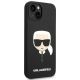 4. Karl Lagerfeld KLHCP14MSLKHBK iPhone 14 Plus 6.7" Hardcase schwarz / schwarzes Silikon Karl`s Head