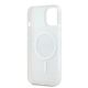 7. DKNY IML Mono & Stripe MagSafe-Hülle für iPhone 15 / 14 / 13 – Beige