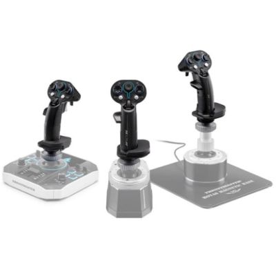 4. Thrustmaster Sol-R 3 AVA Zusatzgriff Schwarz USB-Steuerknüppel Analog/Digital PC