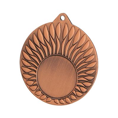 3. Bronzemedaille mit Platz für ein 25-mm-Emblem – Stahl