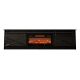 6. GRANERO TV-Schrank + Kamin 200x56,7x35 Schwarz/Schwarz-Kombination