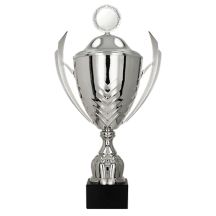 Metallbecher mit Deckel