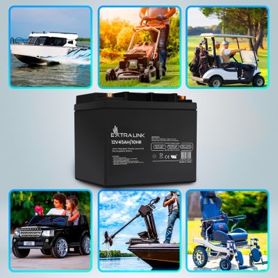 7. EXTRALINK BATTERIE BATTERIEAKKUMAT AGM 12V 45