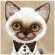8. Nimmy Big Eyed Pet 2.0 Cat Hülle für iPhone 17 - Beige