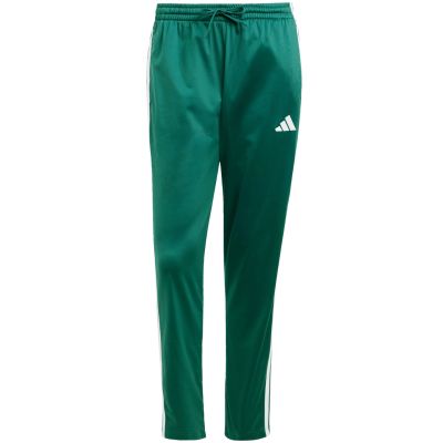 2. adidas Herren-Trikothose mit 3 Streifen, normaler Passform und offenem Saum, Grün, JI8806